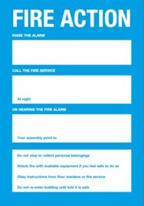 Fire Action Notice