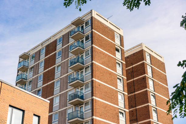 1970's high rise block of flats